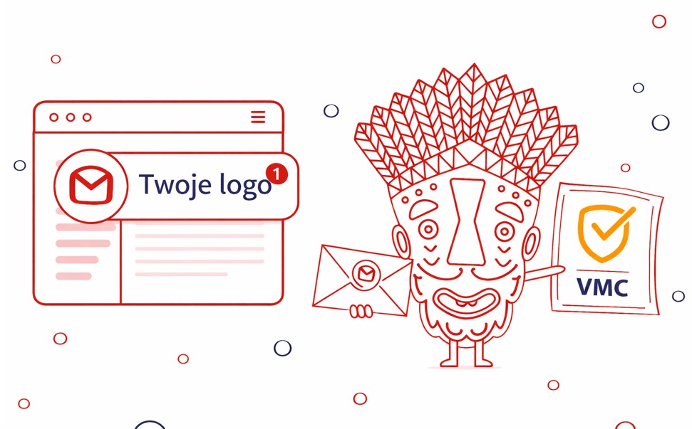 Certyfikat VMC - logo firmy w skrzynce klienta